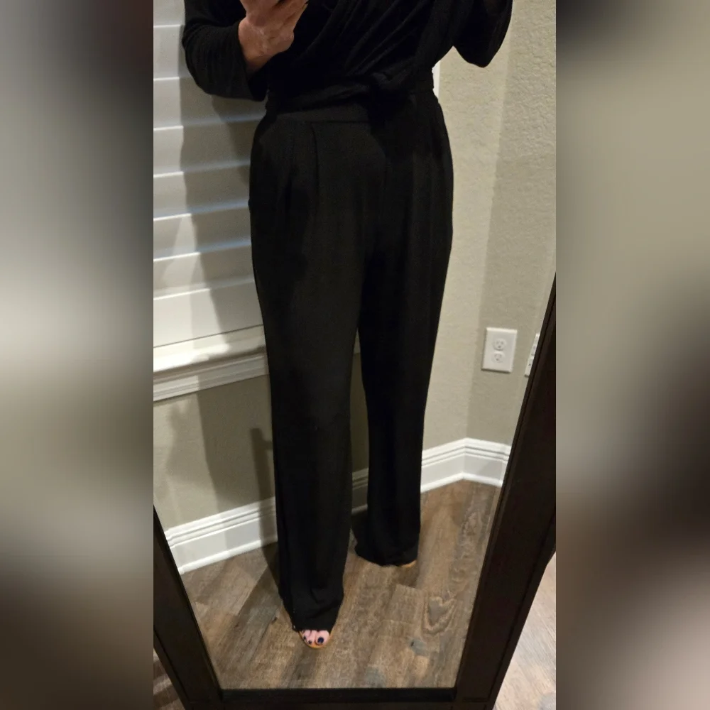 New York and Company faux wrap jumpsuit, medium - Picture 7 of 15